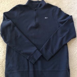 Vineyard vines boys large quarter zip navy